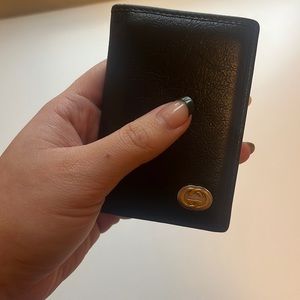 Men’s Black Gucci Leather Wallet
